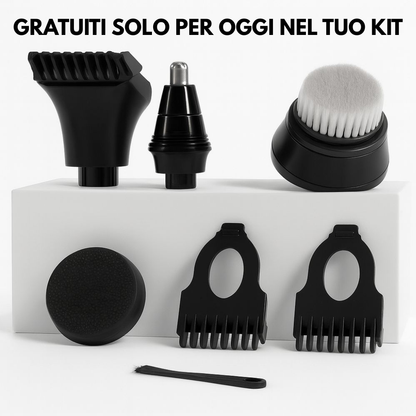 #1 Rasoio DermaSafe Testa,Viso,Corpo e Sotto Girovita